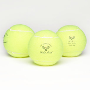 Perfect Match Social Club Bridal Shower Tennis Balls