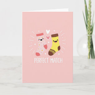 Perfect Match Socks Card