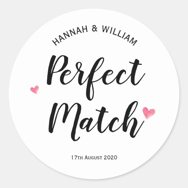 Perfect Match Sticker (Front)