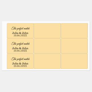 Perfect Match Wedding Matchbox – Premium Edition