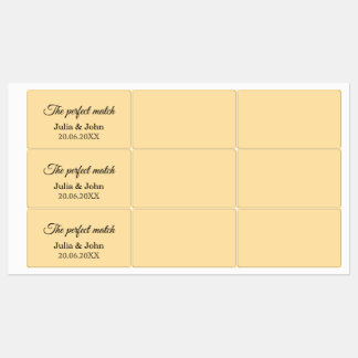 Perfect Match Wedding Matchbox – Premium Edition