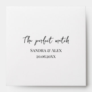 Perfect Match Wedding Matchbox – Premium Edition Envelope