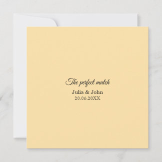 Perfect Match Wedding Matchbox – Premium Edition Invitation