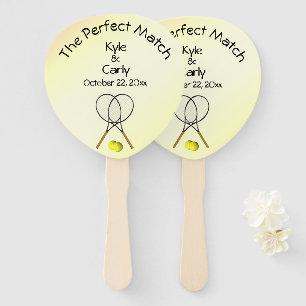 Perfect Match Wedding Yellow Hand Fan