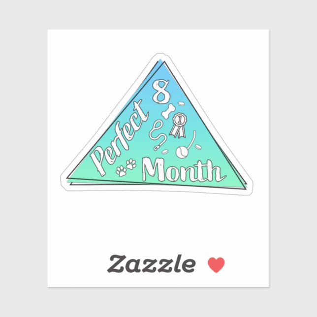 Perfect Month Sticker - August (Sheet)