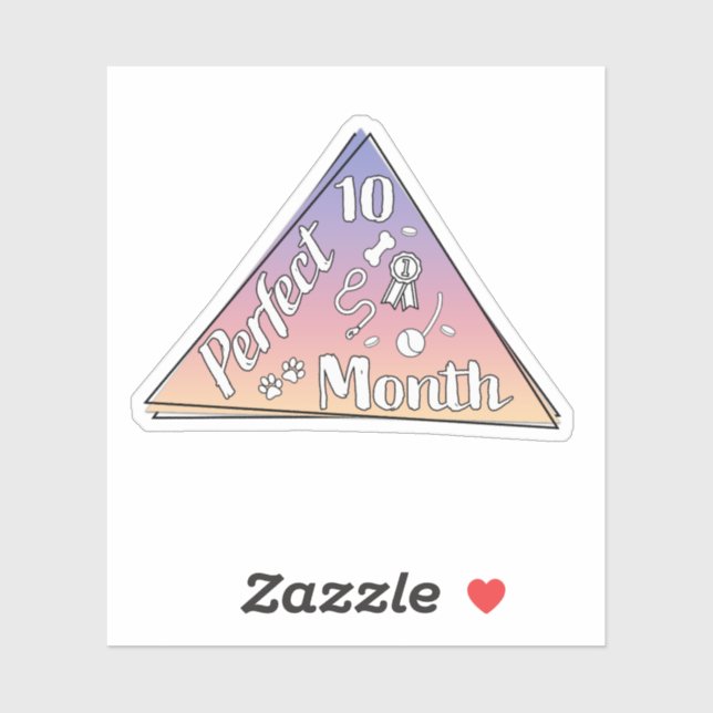 Perfect Month Sticker - October (Sheet)