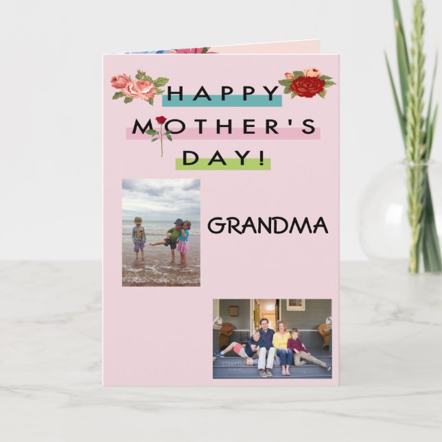 Perfect Mother's Day For Grandma Card (Front)