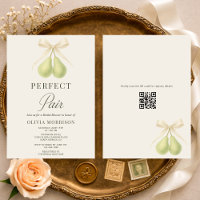 Perfect Pair Bow QR Code Bridal Shower