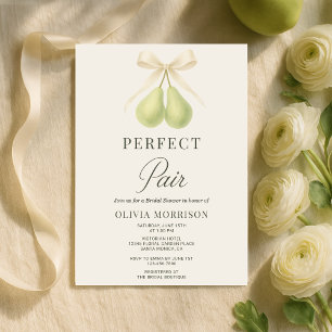 Perfect Pair Bridal Shower Invitation