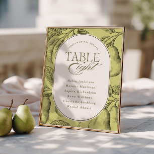 Perfect Pair Bridal Shower Table 8 Poster