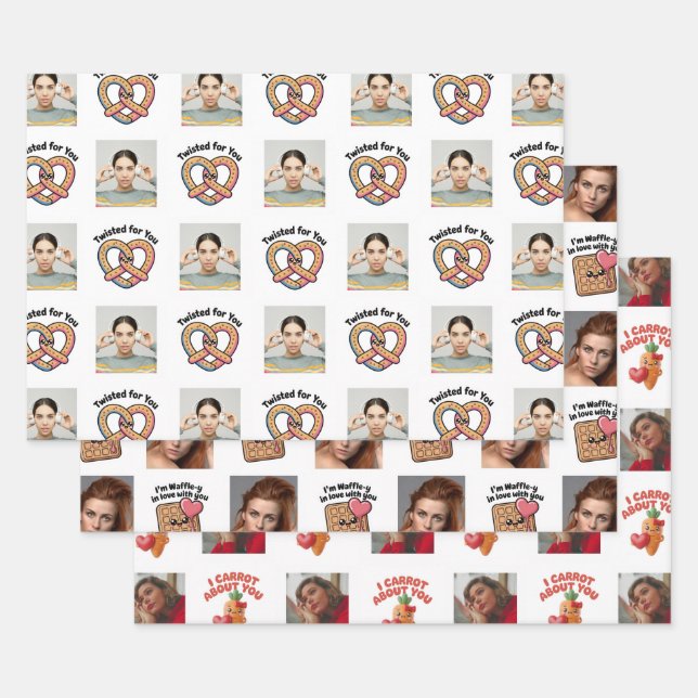 Perfect Pair Love Wrapping Paper Sheets (Set)