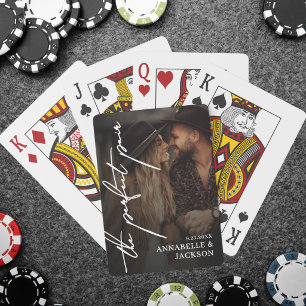 Perfect Pair Photo Wedding Favor Playing Cards