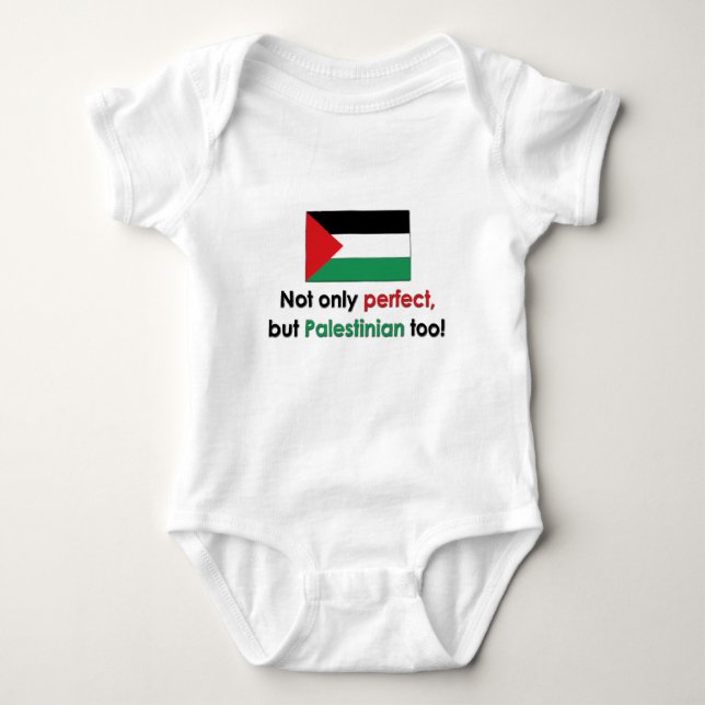 Perfect Palestinian Baby Bodysuit (Front)