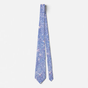 Perfect Paradise Sky Blue Sparkle Glitter Tie