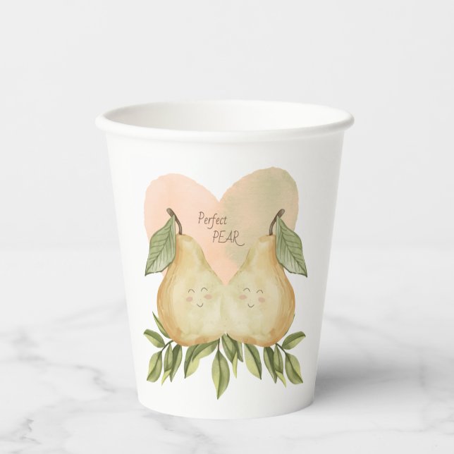 Perfect Pear Paper Cup (Front)