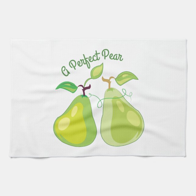 Perfect Pear Tea Towel (Horizontal)
