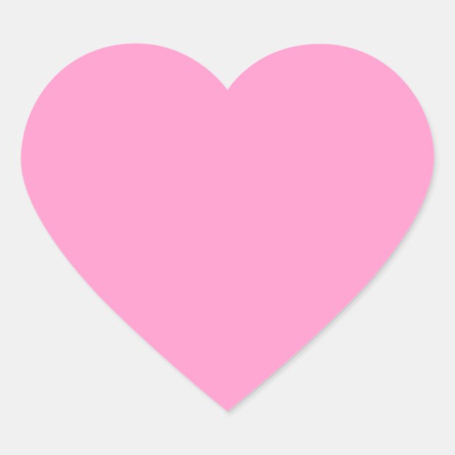 Perfect Pink Heart Sticker (Front)