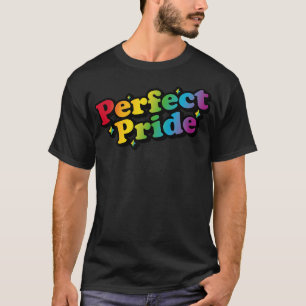 Perfect Pride Retro Typography Design T-Shirt