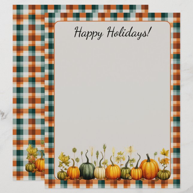 Perfect Pumpkin Party Halloween Thanksgiving Fall  (Front/Back)