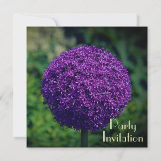 Perfect Purple Allium Flower 60th Birthday Party