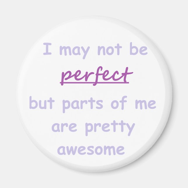 Perfect quote magnet (Front)