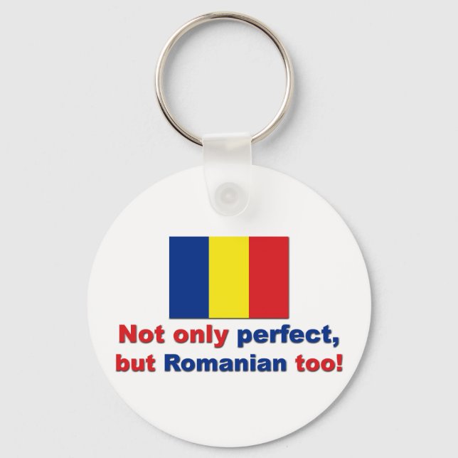 Perfect Romanian Key Ring (Front)