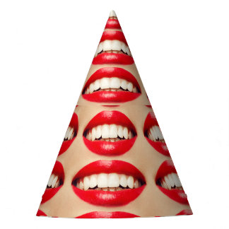 Perfect Smile Femme Fatale Pop-art Party Hat