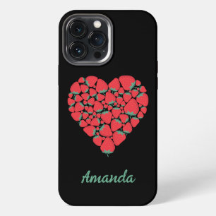 Perfect strawberry heart Phone Case