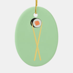Perfect Sushi I Ceramic Tree Decoration