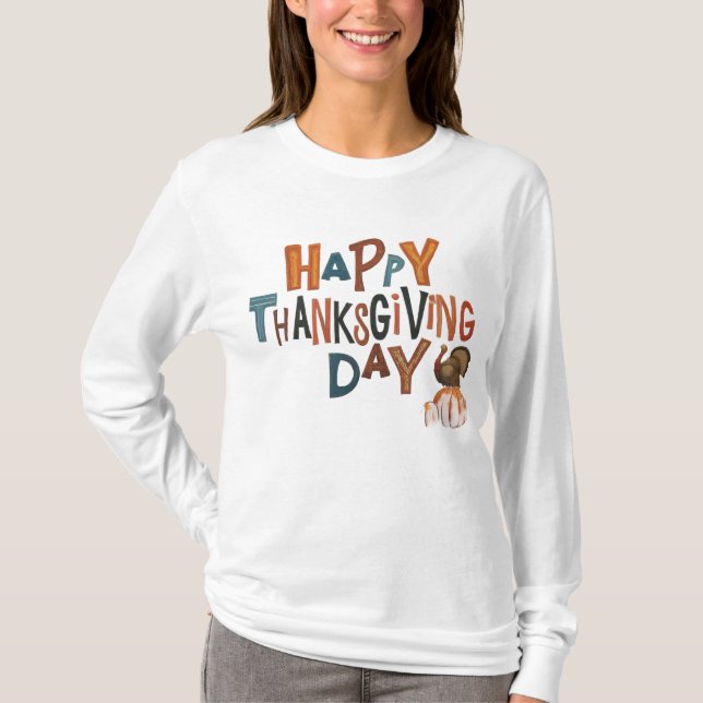 Perfect Thanksgiving T-Shirt for Gift (Front)