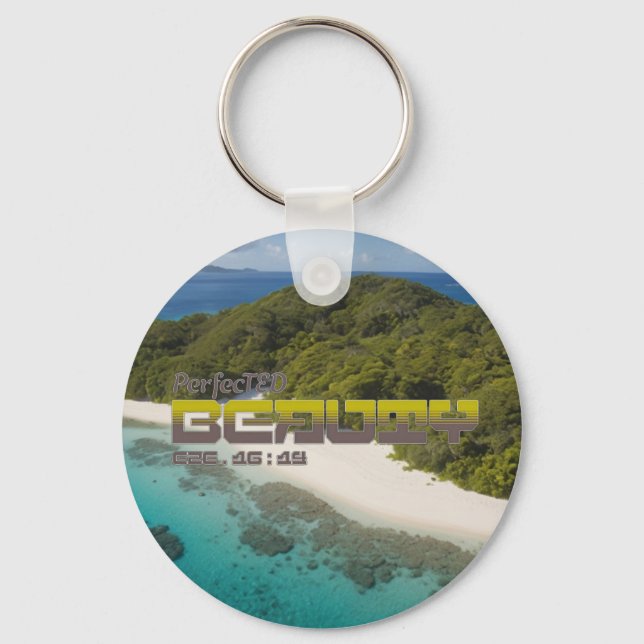 Perfected Beauty Key Ring (Front)