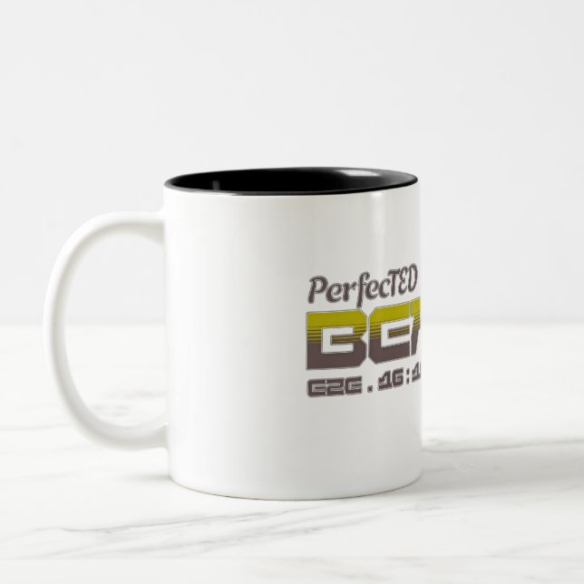 Perfected Beauty Two-Tone Coffee Mug (Left)