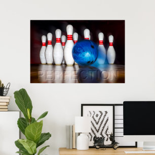 Perfection, Bowling 300 Game, Wall Art
