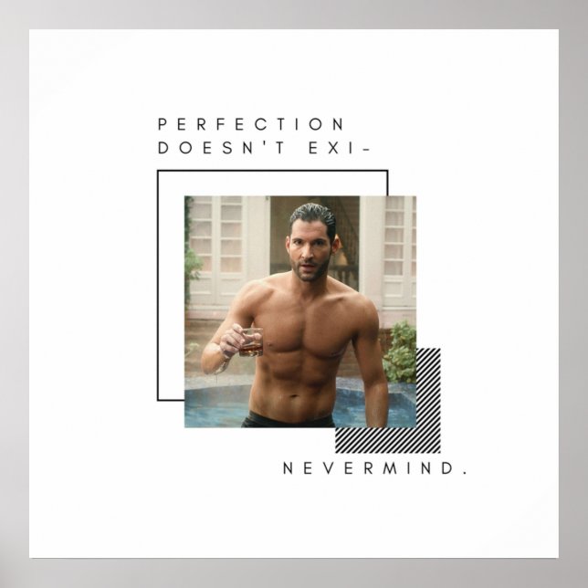 Perfection Doesnt Ex Lucifer Poster (Front)