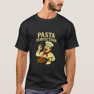 Perfection Italian Chef Pasta Fun Vintage Spaghett T-Shirt