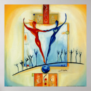 Perfectly Balanced by Artist Alfred Gockel Poster