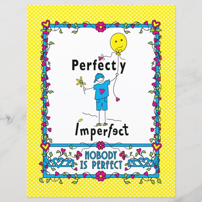 Perfectly Imperfect 2_Flat Paper Sheet 8.5x11” (Front)