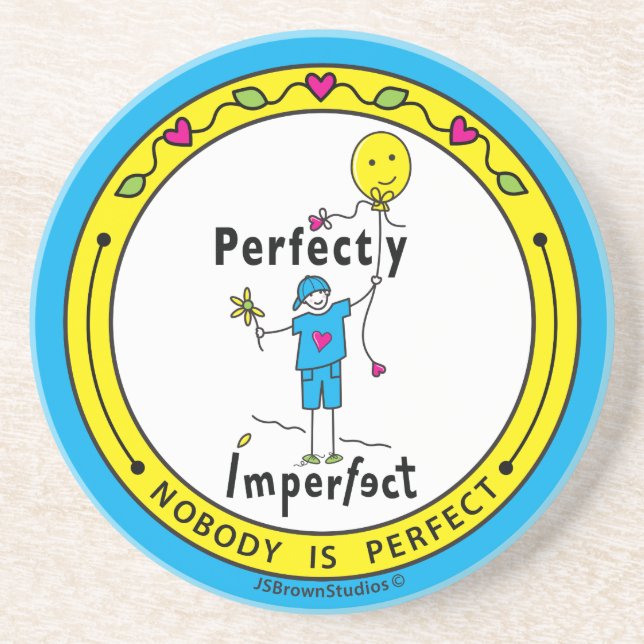 Perfectly Imperfect 2_Round Coaster (Front)