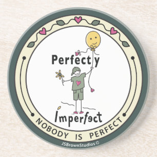 Perfectly Imperfect 2C_Round Coaster