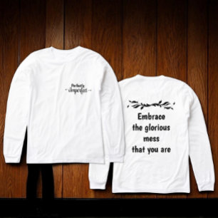 Perfectly Imperfect - Embrace the Glorious Mess Tri-Blend Shirt