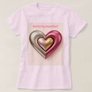Perfectly Imperfect Heart Pink T-Shirt