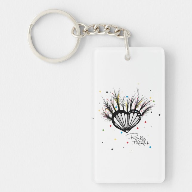 Perfectly Imperfect Key Ring (Front)