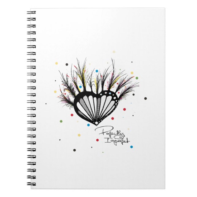 Perfectly Imperfect Spiral Notebook (Front)