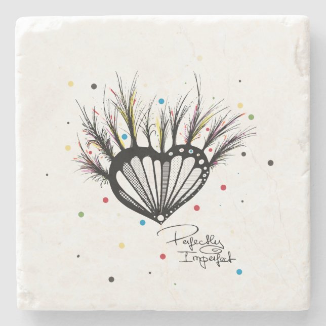 Perfectly Imperfect Stone Coaster (Front)