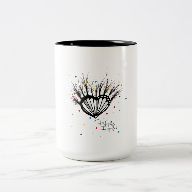 Perfectly Imperfect Two-Tone Coffee Mug (Center)