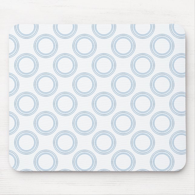 Perfectly Luxurious Light Mousepad, Blue Mouse Pad (Front)