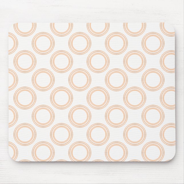 Perfectly Luxurious Light Mousepad, Orange Mouse Pad (Front)
