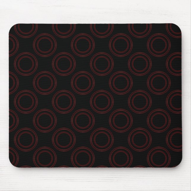 Perfectly Luxurious Mousepad, Dark Red Mouse Pad (Front)