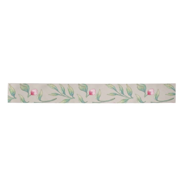 Perfectly Pale Wedding Satin Ribbon (Front)