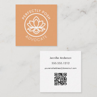 Perfectly POSH Advocate Square Business Card